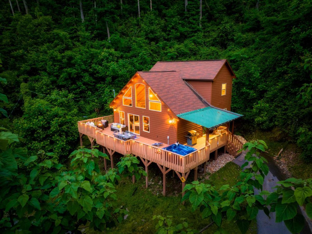 Mountainside - New Luxury Cabin-Fire Table-Hot Tub-3 Pools-Ps5-Bears Gatlinburg Ngoại thất bức ảnh